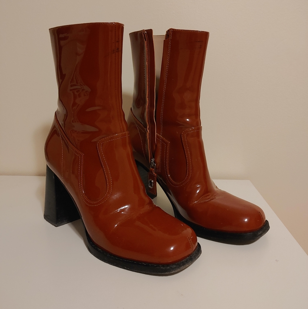 Marc Jacobs patent leather boots